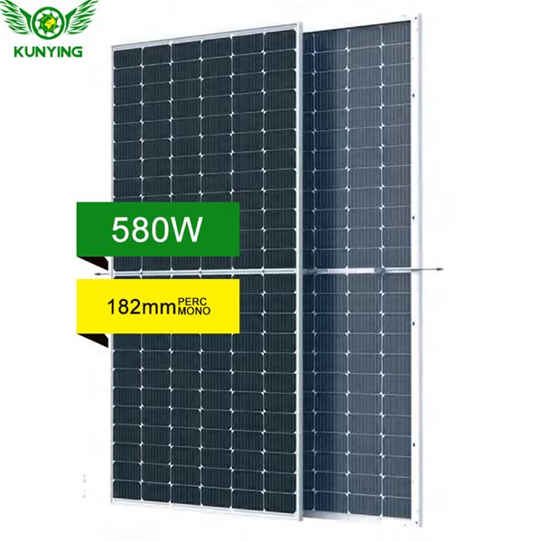 KUNYING 580W 585W 590W 595W 600W PERC Bifacial Dual Glass PV Module Solar Panels